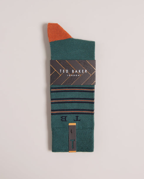 <P>Placement Stripe Sock</P>